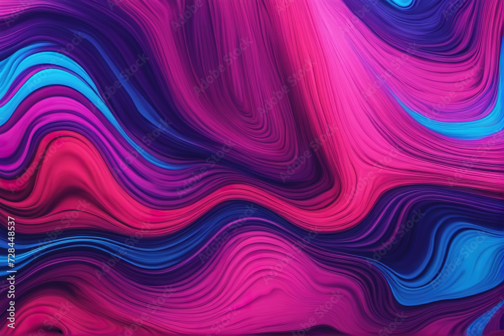 Warm colorful twisted wavy lines background