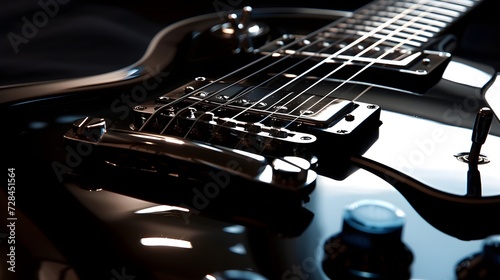 electric guitar close up