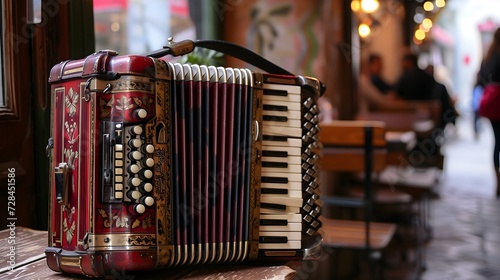 accordion in the street