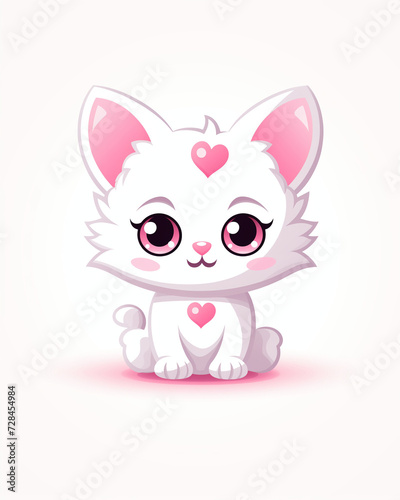 Cute Cat Logo for Playfulness
