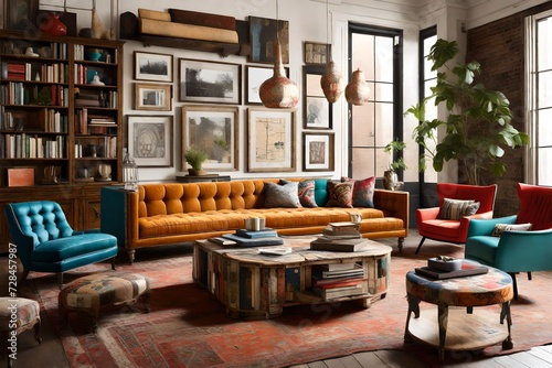 Infuse personality into your space with eclectic furniture and unique accessories 