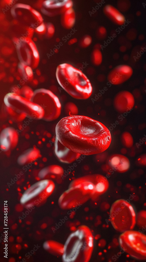 Blood cells with red blood cells. Abstract medical background . Blood cells with red blood cells. Abstract medical background .