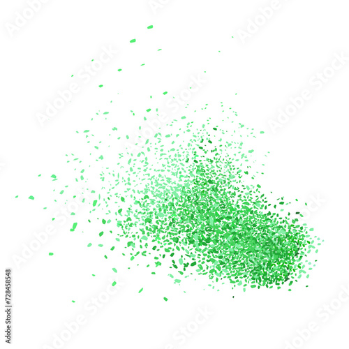 abstract green background splashes