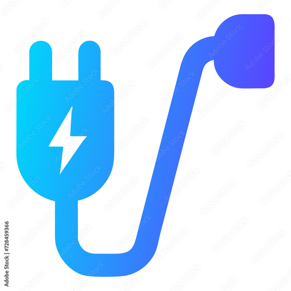electric pin icon in trendy flat style vector icon electric pin icon in trendy flat style vector icon