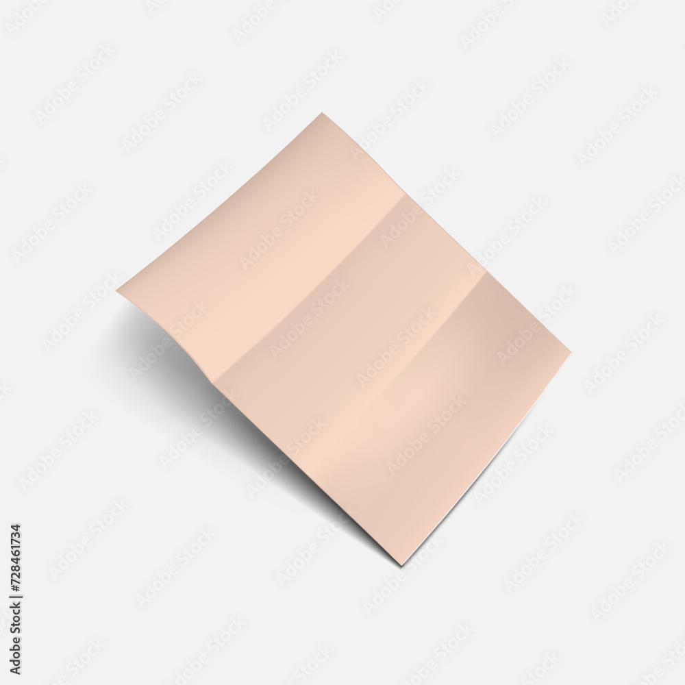 blank notebook isolated on white