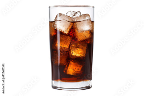 Cola on a glass