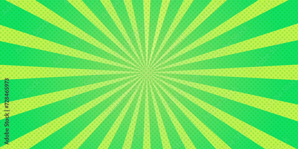 Obraz premium Abstract comic burst background. Comic background with geometric forms and halftone texture. Comic speed lines 
