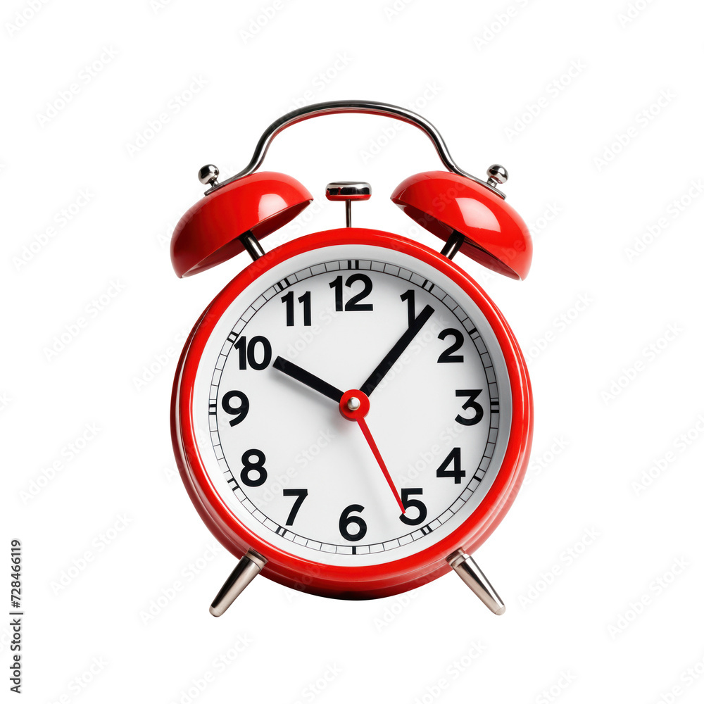 Red alarm clock. Transparent PNG Red alarm clock. Transparent PNG