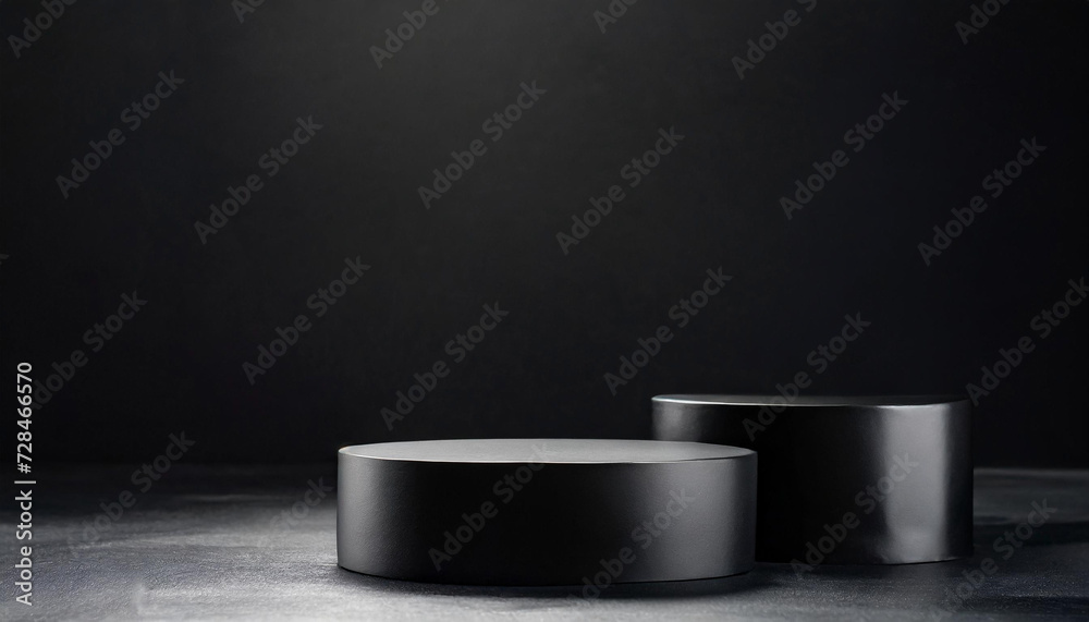 Black Friday sale banner. Product display, podium with black background. Promotion banner for eshop. Black Friday sale banner. Product display, podium with black background. Promotion banner for eshop.