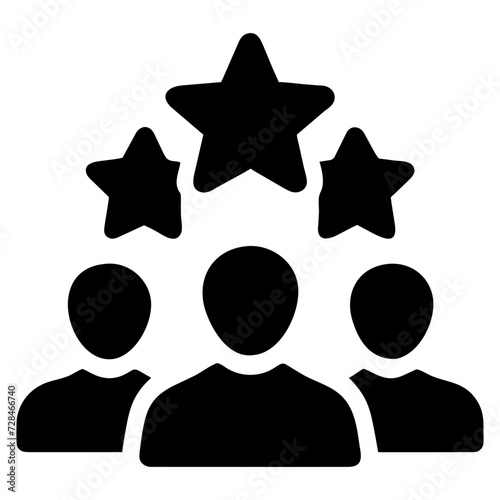 people review icon in trendy flat style  vector icon