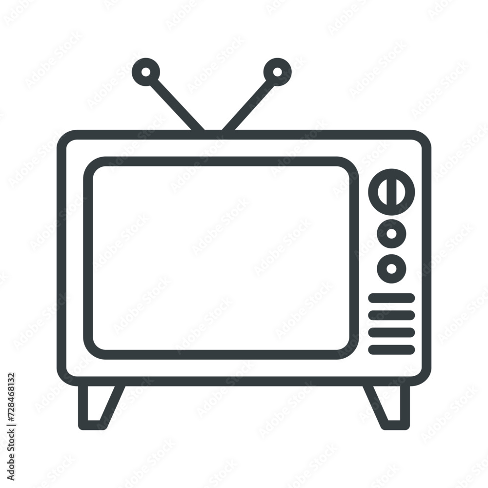 Television icon vector on trendy design Television icon vector on trendy design