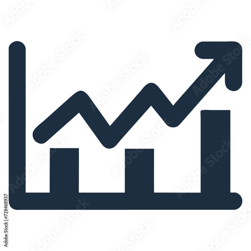 stocks icon in trendy flat style  vector icon
