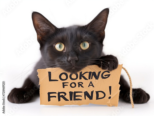 Unusual looking cat, background