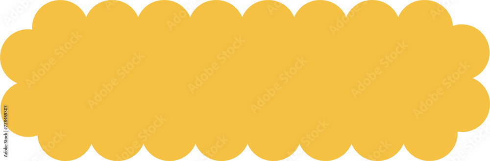 Fototapeta premium Text talk balloon. Speech bubbles cloud for dialog. Outline comic cloud box for message. Frame shape for comment. Rectangle sticker