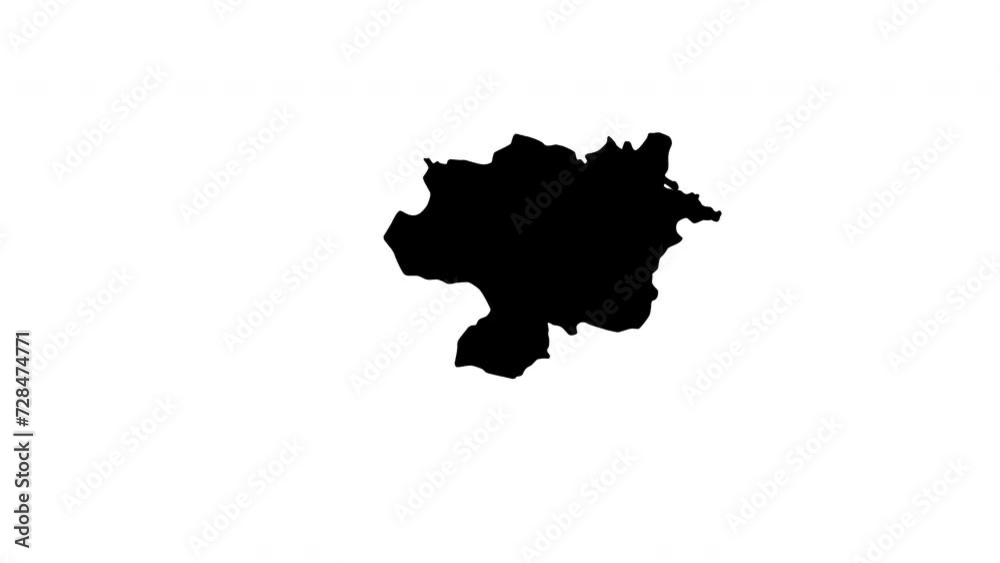 animated video of the map of Sivas in Turkey animated video of the map of Sivas in Turkey