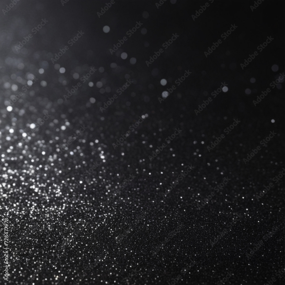 Obraz premium black abstract glitter background