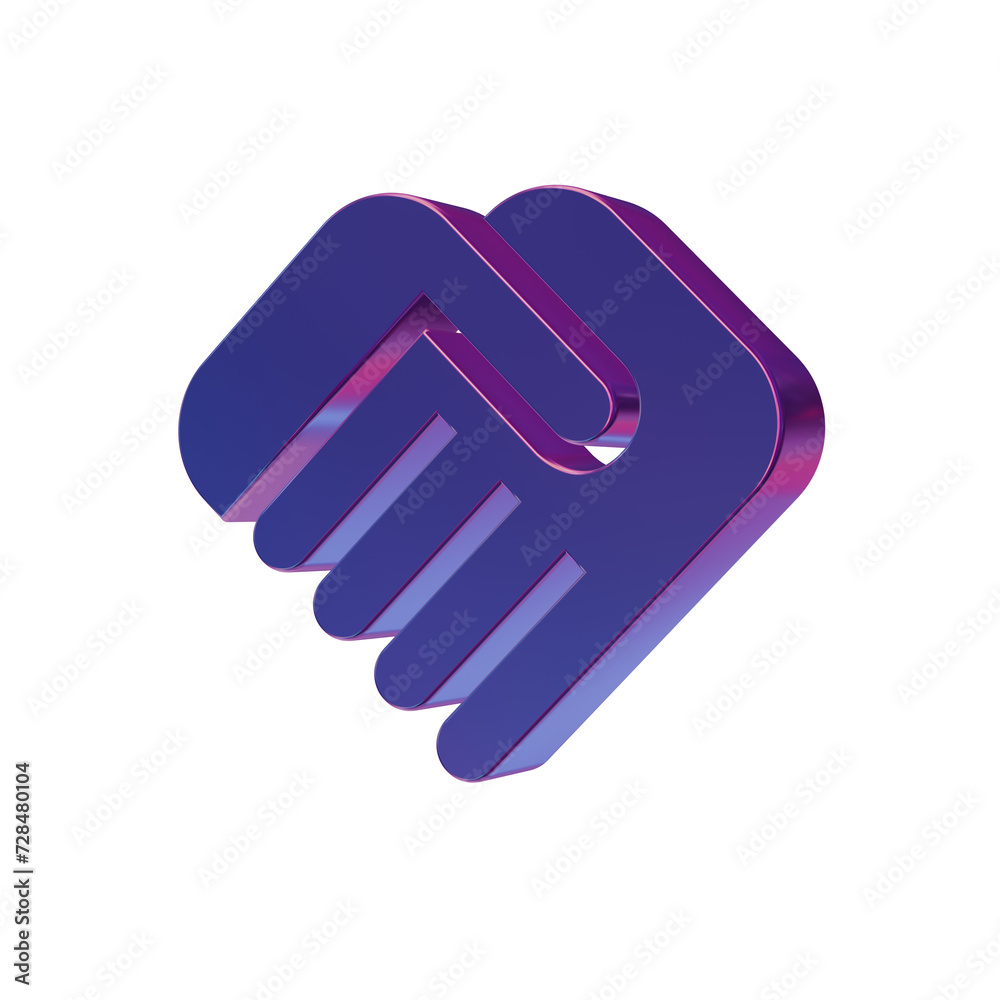Beautiful abstract illustrations Blue Handshake symbol icons Beautiful abstract illustrations Blue Handshake symbol icons