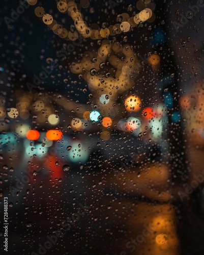 Fototapeta Naklejka Na Ścianę i Meble -  rain on the window
