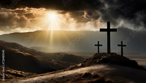 The Three Crosses Of Good Friday. 