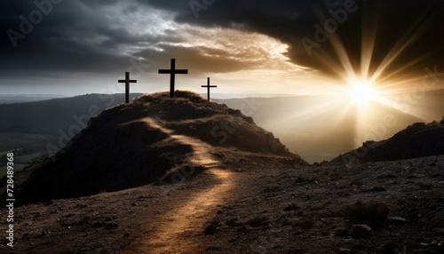 The Three Crosses Of Good Friday. 