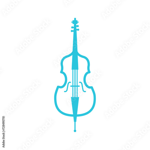 Contrabass. From blue icon set