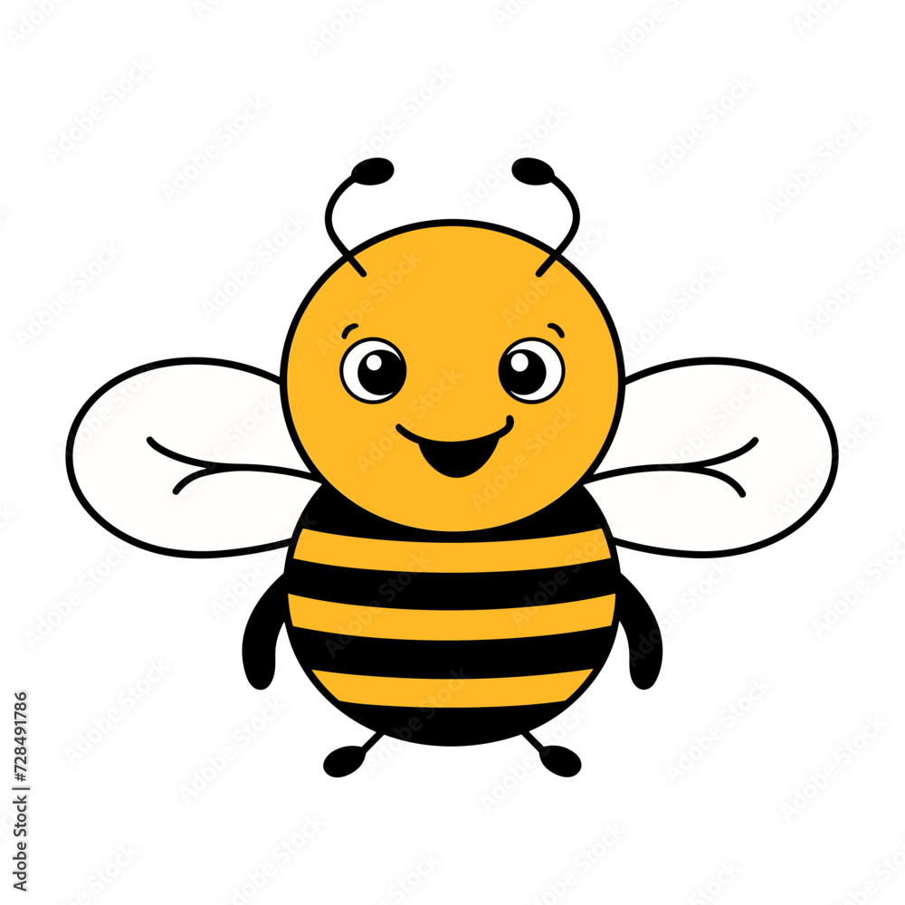 bee cartoon character bee cartoon character