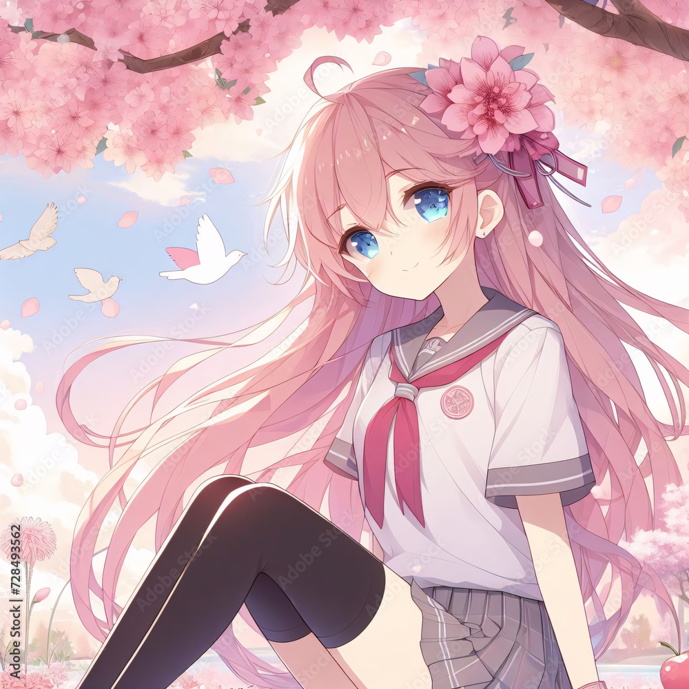 anime student girl waifu anime student girl waifu