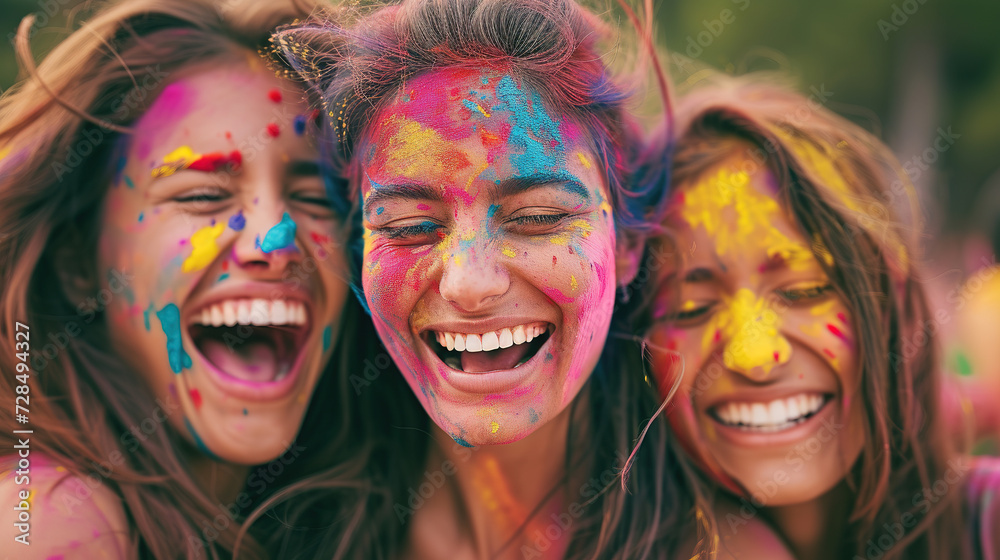 happy holi festival future concept, with empty copy space happy holi festival future concept, with empty copy space