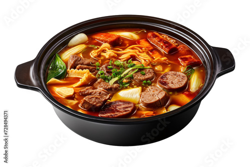 Nabe on a plate