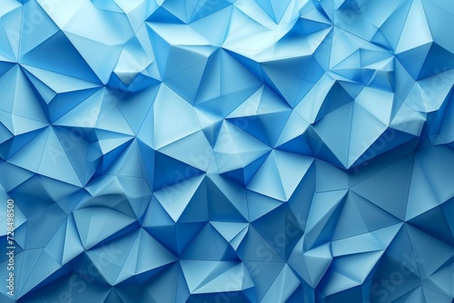 Introducing our modern and abstract blue geometric shapes background, perfect for adding a touch of elegance to any design or presentation. © tonstock