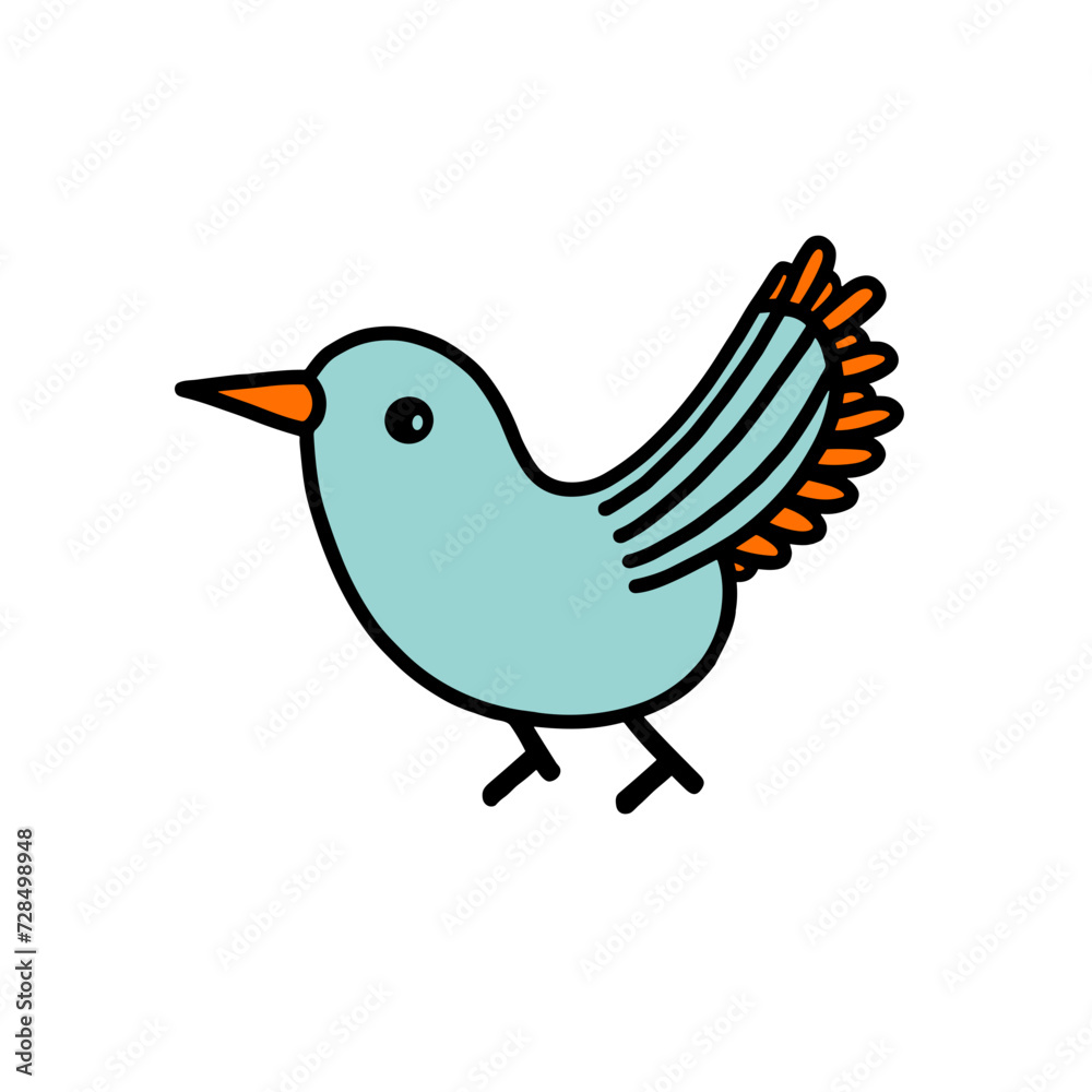 Fototapeta premium bird cartoon