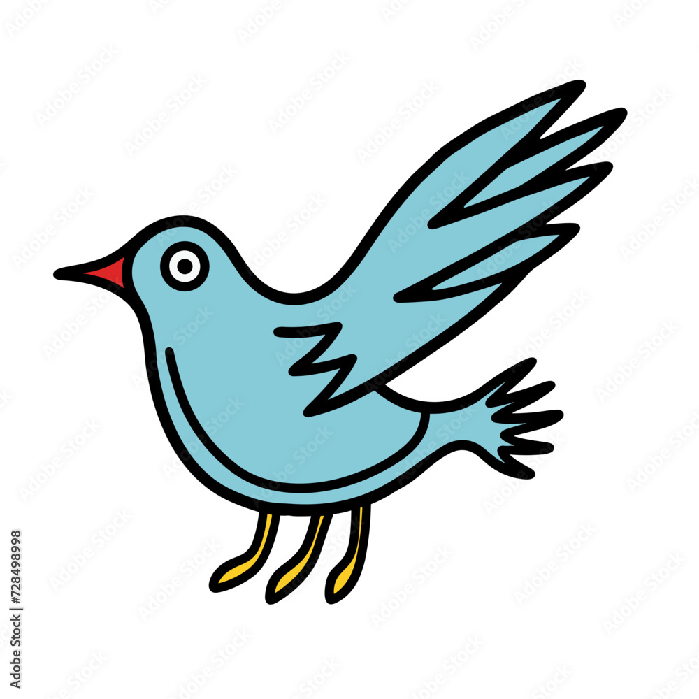 Fototapeta premium bird cartoon