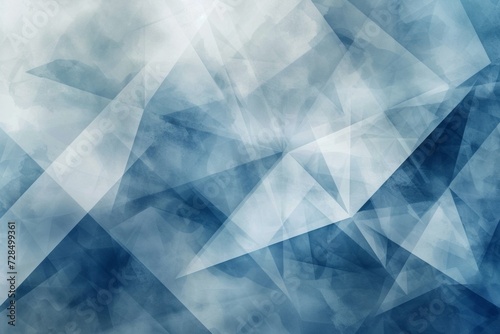 Add a modern touch to your designs with this abstract blue and white geometric shapes background, perfect for business presentations, tech banners, and futuristic web elements.