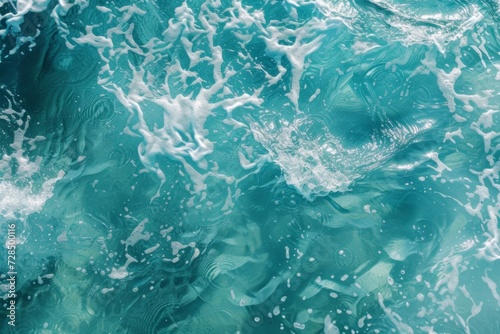 Experience the serene beauty of the ocean with a transparent clear sea water surface  rippling waves  and a patterned texture that creates the perfect summer background.