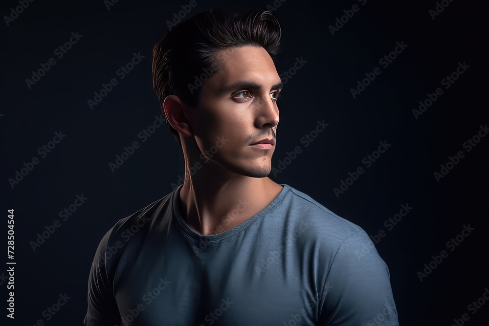attractive and cool model in fashion studio for photoshoot attractive and cool model in fashion studio for photoshoot