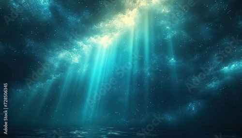 Ethereal Aurora Borealis Glass Blur: Cool Blues to Vibrant Greens - Abstract Wallpaper Beauty