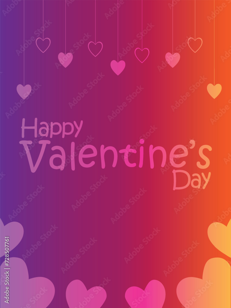 Happy valentines day. Vector banner, greeting card, flayer, poster, with text Happy valentines day Happy valentines day. Vector banner, greeting card, flayer, poster, with text Happy valentines day