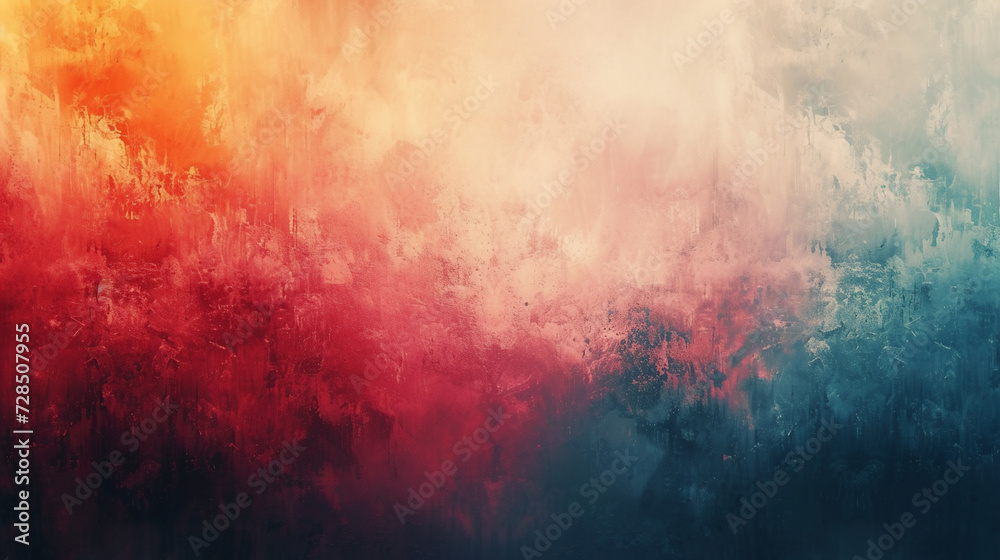 Vibrant abstract background with a smooth gradient from blue to red, ideal for design and art projects.
