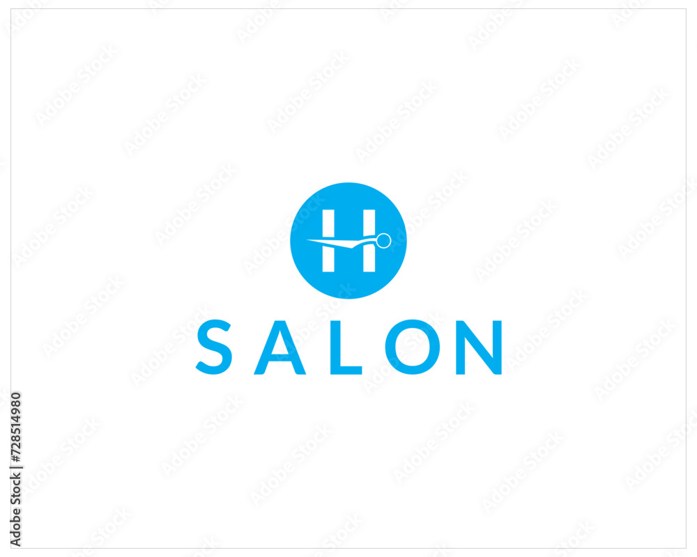 Fototapeta premium Hair Salon Logo.Cosmetic salon logo design