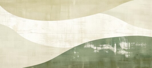 Wandcirkels Japandi stijl Muntgroene Japandi textuur minimalistisch  © Corri Seizinger