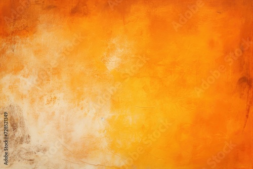 Orange Grunge Background Texture. Abstract Warm Gradient Wall with Solid Colors © Serhii