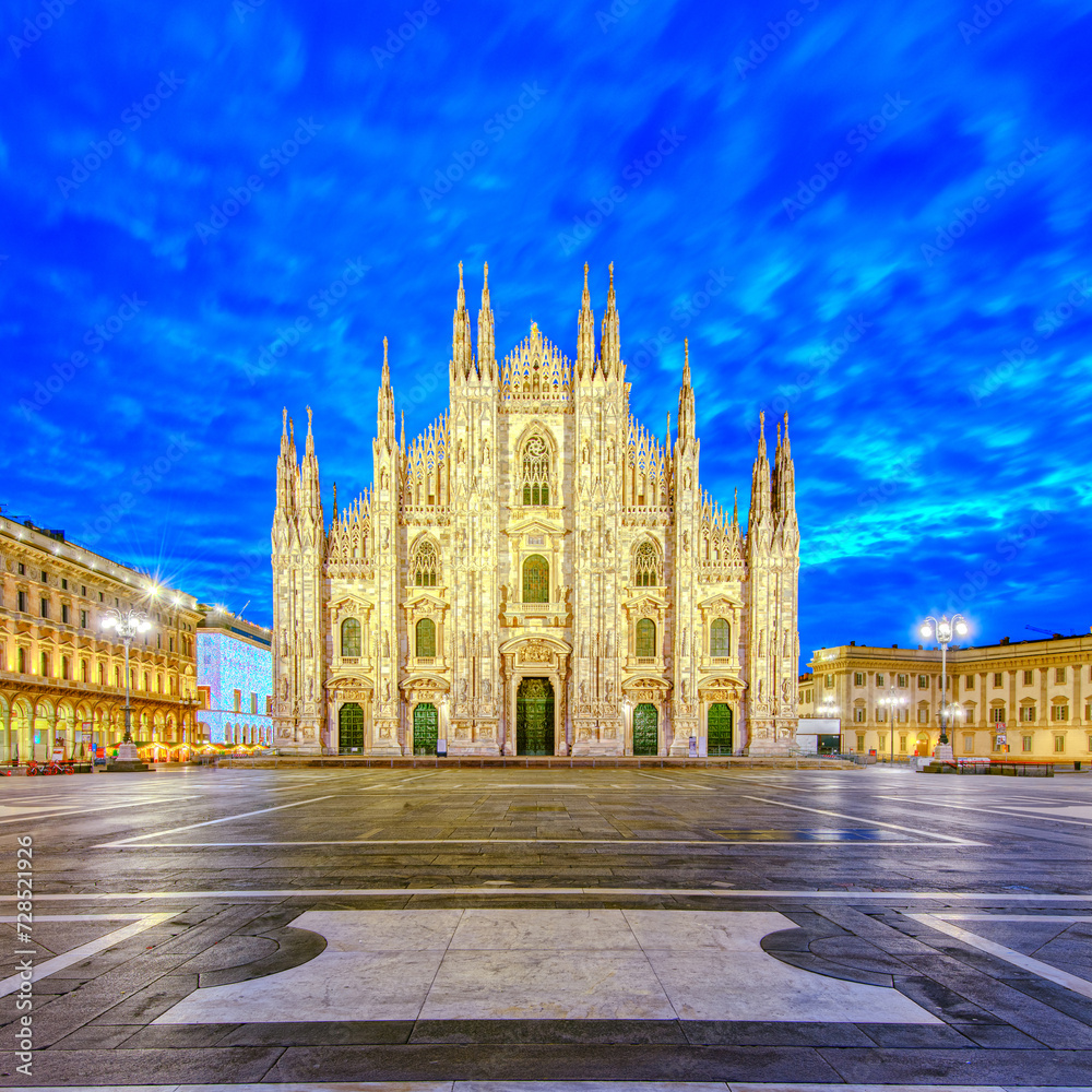 Milan, Italy at the Milan Duomo