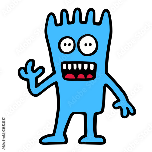 cartoon monster