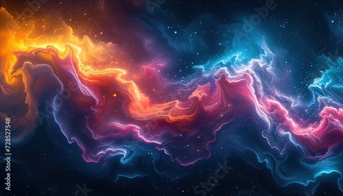 Organic Psychedelic Abstract Wallpaper - Mesmerizing Colorful Background