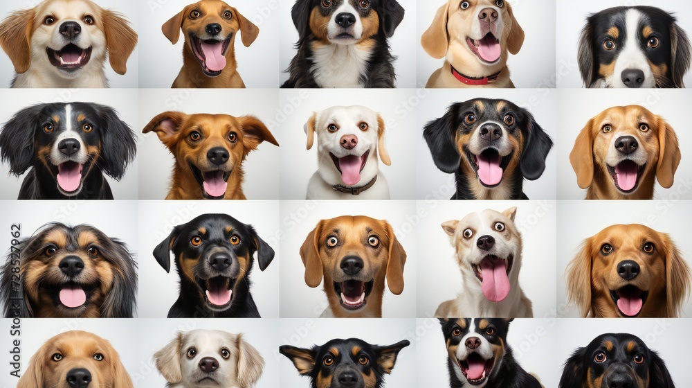 a collage of the various funny faces your dog makes while eating_.jpg a collage of the various funny faces your dog makes while eating_.jpg