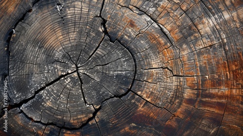 Aged wood texture. Generative AI