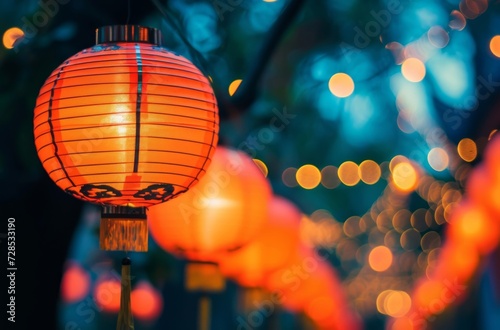 A captivating image showcasing a pole adorned with numerous bright lights, casting a captivating glow