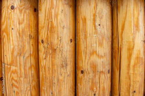 Natural natural wood background. Wooden wall 