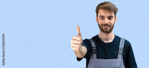 mechanic repairman with tools