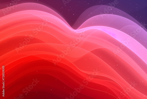 Abstract wavy background in gradient shades of pink and purple with a smooth, flowing design.